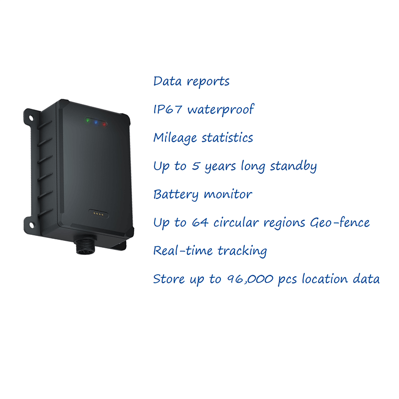 Asset Tracker with Built in Rechargeable 10000mAH Backup Battery and 4G ...